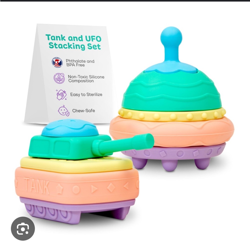 New Elbebe Tank and UFO Stacker Toy